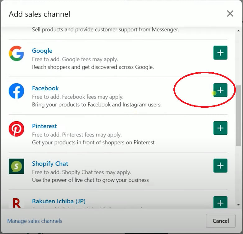 Shopify Facebook Integration: 3